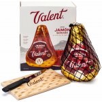 Valent španělská sušená šunka s nožem a stojánkem 1 kg – Zboží Dáma