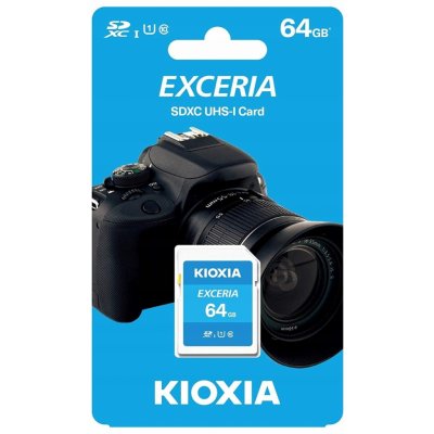 Kioxia Exceria SDXC 64 GB LNEX1L064GG4 – Zbozi.Blesk.cz