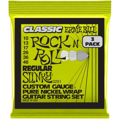 Ernie Ball Classic Pure Nickel Regular Slinky .010 - .046 – Zbozi.Blesk.cz