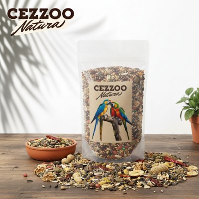 Cezzoo Natura Exclusive Velký papoušek 1 kg – Zboží Mobilmania