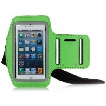 Pouzdro Sportiso Sportovní Armband iPhone 5/5S/SE Zelené