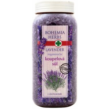 Bohemia Herbs Lavender regenerační koupelová sůl s vůní levandule 900 g