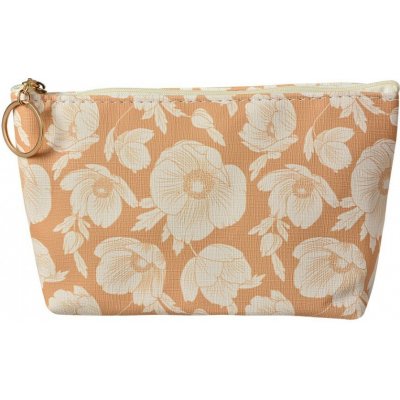 Clayre & Eef toaletní taštička s květy flowers béžová – Zboží Mobilmania