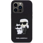 Karl Lagerfeld PU Saffiano Karl and Choupette pro iPhone 13 Pro Černá – Zboží Mobilmania