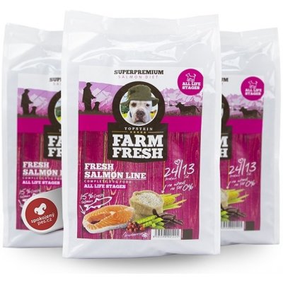 Topstein Farm Fresh Salmon line all life stages 15 kg – Zboží Mobilmania