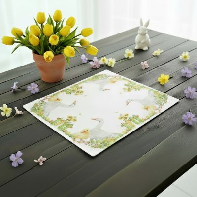 Mybesthome Velikonoční dekorační ozdobný ubrousek EASTERS 40x40cm – Sleviste.cz