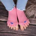 Happy Feet HF05 Adjustační ponožky Pink – Hledejceny.cz