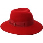Dámský klobouk Borsalino Romy červený – Zboží Dáma