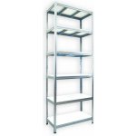 Biedrax Regál 50 x 90 x 270 cm 6 polic pozink – Zboží Dáma