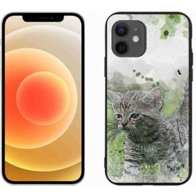 Pouzdro mmCase Gelové iPhone 12 mini - roztomilé kotě 1 – Zboží Mobilmania