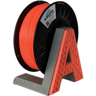 AURAPOL PLA 3D Filament Neon coral částečně transparentní 1 kg 1,75 mm – Sleviste.cz