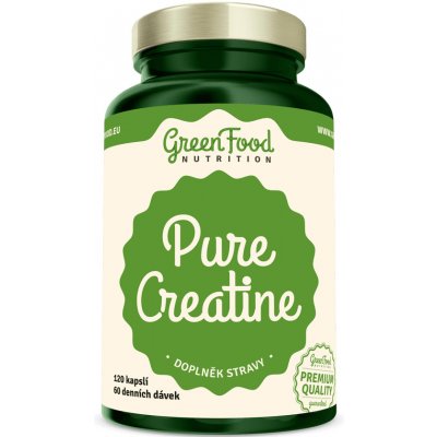 GreenFood Pure Creatine 120 kapslí