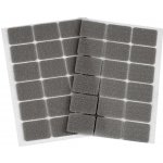 Suchý zip samolepicí obdélníčky 25x32 mm, malé, 4 šedá – Hledejceny.cz