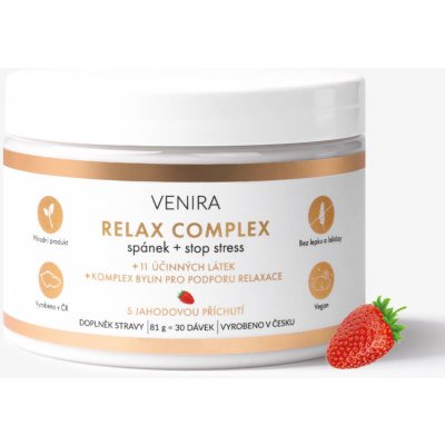 VENIRA relax komplex spánek + stop stress jahoda 81 g – Hledejceny.cz
