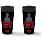 Curepink Cestovní hrnek Stranger Things Coffee and Contemplation 0,425 l – Zboží Dáma