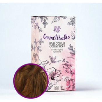 Cosmetikabio 100% přírodní barva na vlasy hnědá 100 g