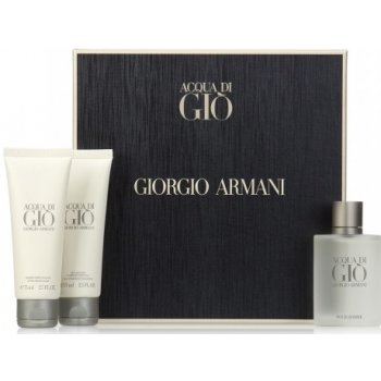 Giorgio Armani Acqua Di Gio Pour Homme EDT 100 ml + sprchový gel 75 ml + balzám po holení 75 ml dárková sada