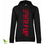 AC/DC mikina PWR-Up Vertical Logo Organic Hoodie Girls Black dámská – Zboží Dáma