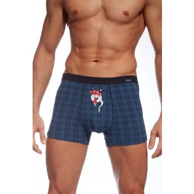 Cornette boxerky 010 38 blue tmavě modré