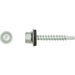 RAWLPLUG Šroub samovrtný OD do dřeva ""farmářský šroub"" + ocelová podl. - zinek bílý Varianta: 4,8 x 55 mm – Hledejceny.cz