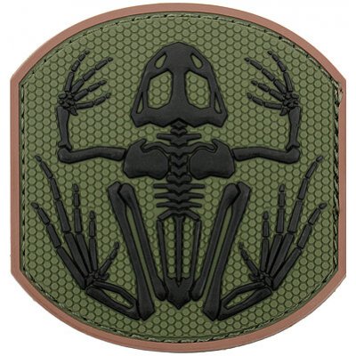 Nášivka na suchý zip Frog Skeleton PVC 2 – Zboží Dáma