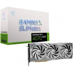 MSI GeForce RTX 4070 SUPER GAMING X SLIM WHITE 12G