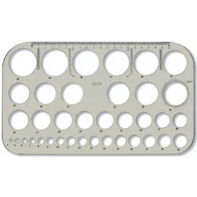 Šablona kružnic – Zboží Dáma