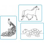 Radost v písku Základní sada ZVÍŘÁTEK II Barevné pískování obrázků – Zboží Dáma