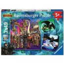 Ravensburger Jak vycvičit draka III 3 x 49 dílků