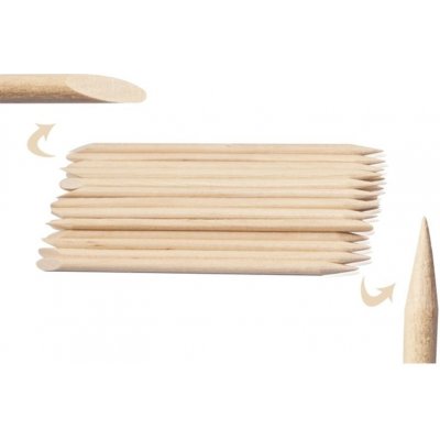 NANI Nails Orange sticks nástroj na úpravu nehtového lůžka 10 ks – Zboží Dáma