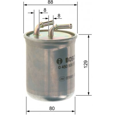 Palivový filtr BOSCH 0 450 906 500 – Zboží Mobilmania