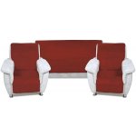 Bellatex přehoz Souprava KIRA PLUS 3+1+1 hnědá/ světle béžová 150 x 200 cm, 2 ks 65 x 150 cm – Zboží Dáma