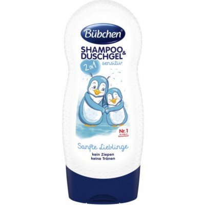 Bübchen Kids šampon a sprchový gel 2v1 Sensitiv Jemný Miláček 230 ml – Zboží Dáma