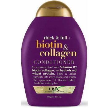 OGX kondicionér pro husté a plné vlasy Biotin kolagen 385 ml