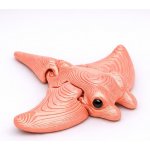 Svíčkománie3D Flexi 3D miniaturka chobotnice z 3D tiskárny Lososová pastelová – Hledejceny.cz