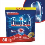 Finish All in 1 Max tablety do myčky nádobí Lemon Sparkle 80 ks – Zboží Mobilmania