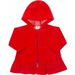 New baby semišková mikinka s kapucí baby červená – Zbozi.Blesk.cz