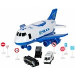 KIK Elektronické Nákladní Letadlo s autíčky a příslušenstvím Police – Zboží Dáma