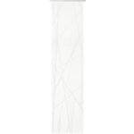 Japonská stěna na míru Beam, bílá, polotransparent, šířka 60 cm – Hledejceny.cz
