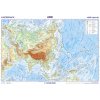 Nástěnné mapy Asie - školní- reliéf a povrch - nástěnná mapa - 1:13 000 000