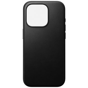 Kožený iPhone 15 Pro Nomad Modern - černé