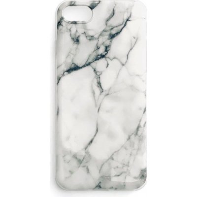 Pouzdro Wozinsky Marble silikonové iPhone XS / iPhone X bílé – Zboží Mobilmania