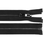Prima-obchod Kovový zip No 5 délka 75 cm s ozdobným jezdcem, barva 3 černá černý nikl – Sleviste.cz