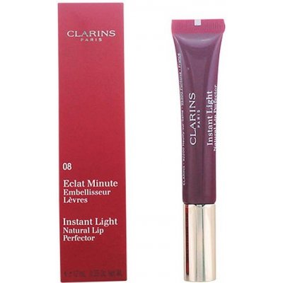 Clarins Instant Light Lesk na rty 08 Plum Shimmer 12 ml