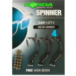 Korda Návazec Spinner Hook Section Kurv vel.4 3 ks – Hledejceny.cz