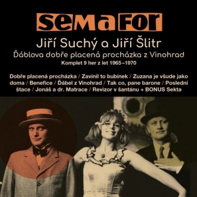 Suchý Jiří, Šlitr Jiří - SEMAFOR - Komplet 9 her z let 1965-1970 CD – Zboží Mobilmania