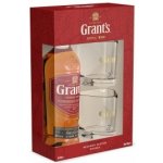Grant´s Triple Wood 40% 0,7 l (dárkové balení 2 sklenice) – Zboží Dáma