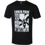 Metal ROCK OFF Linkin Park Logos Rectangle černá – Zboží Dáma