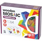 Teddies Mozaika dřevo 64 ks – Zboží Dáma