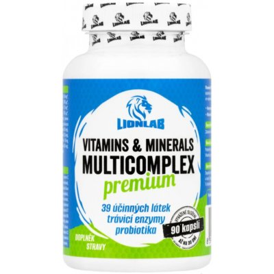 LIONLAB Vitamins & Minerals Premium Multicomplex 180 kapslí – Zboží Mobilmania